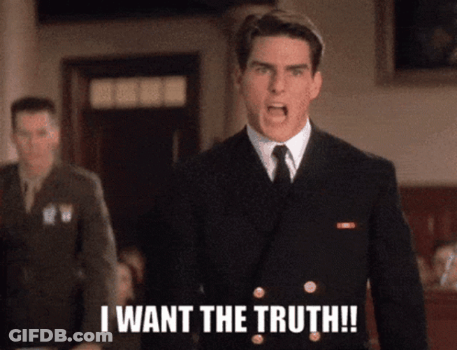 You Can't Handle The Truth Angry Tom Cruise GIF