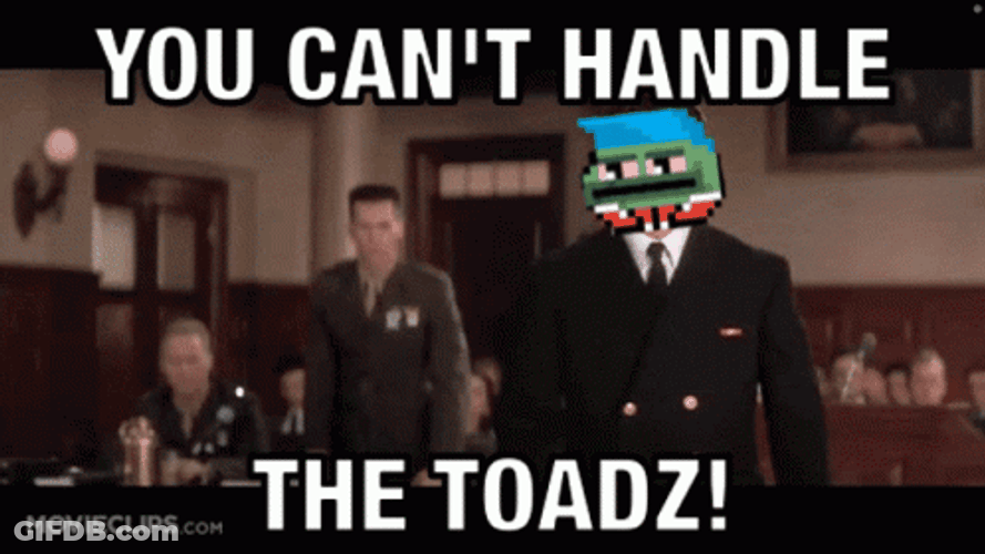 You Can't Handle The Truth Toads Meme GIF