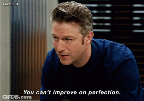 You Can't Improve On Perfection GIF