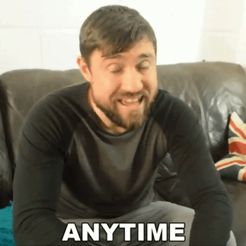 You Can Talk To Me Anytime You Want GIF