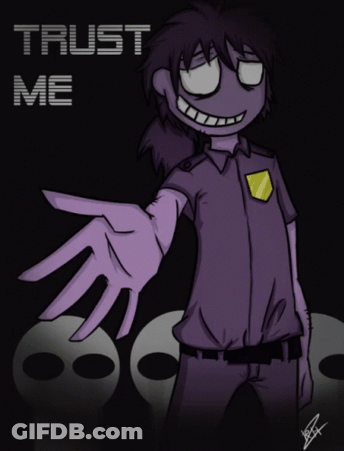 You Can Trust The Purple Guy GIF