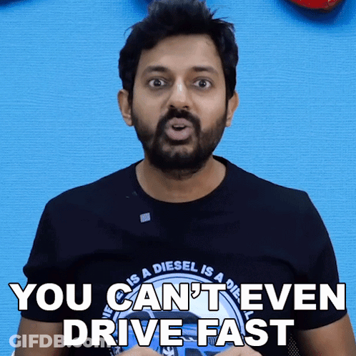 You Cant Even Drive Fast Faisal Khan GIF