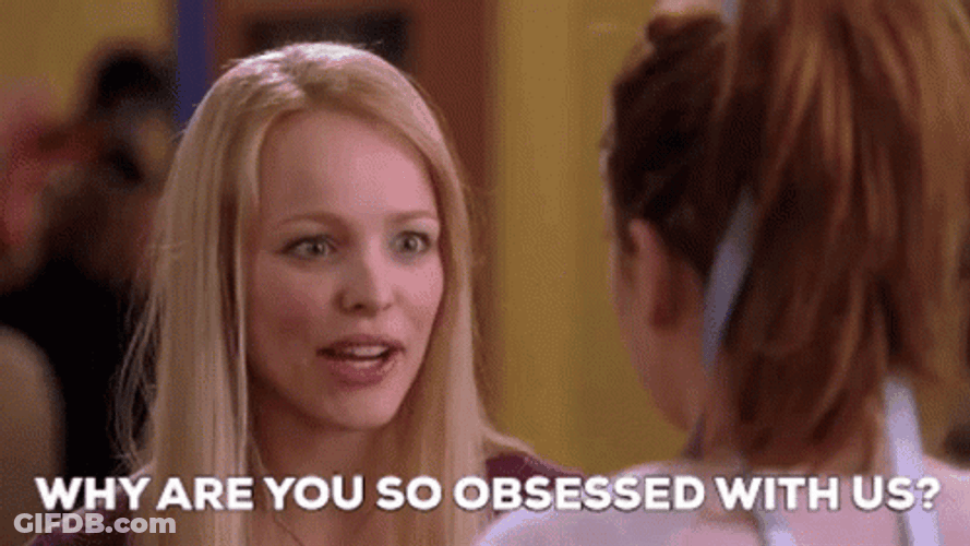 You Cant Sit With Us Rachel McAdams GIF