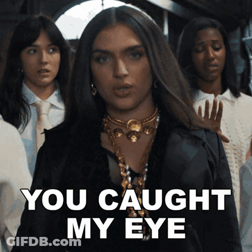 You Caught My Eye Mae Muller GIF
