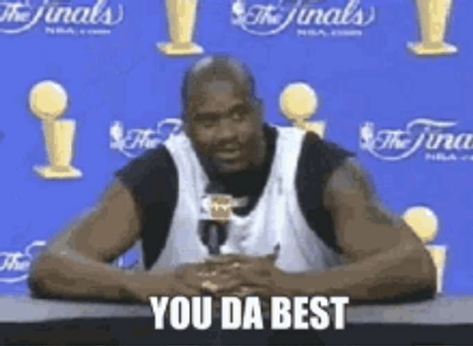 You Da Best Laugh Shaquille O Neal GIF