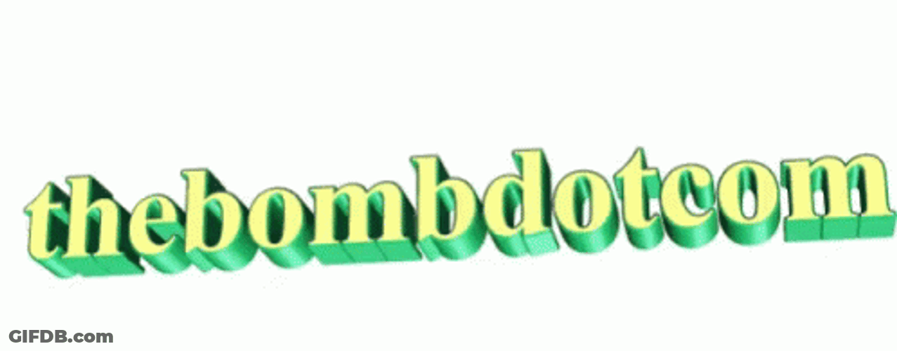 You Da Bomb Rotating Text GIF