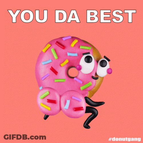 You Da Bomb Twerking Donut GIF