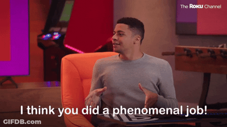 You Did A Phenomenal Job Motivation GIF