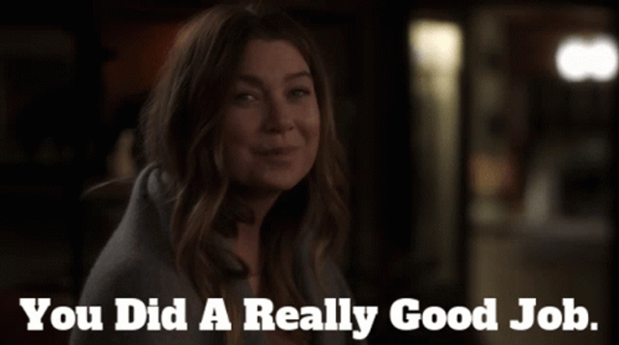 You Did A Really Good Job GIF