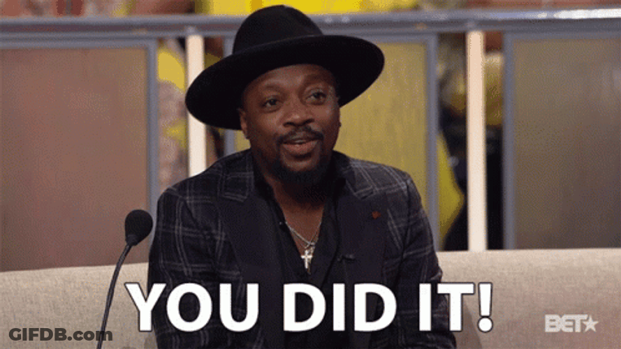 You Did It Anthony Hamilton Well Done GIF