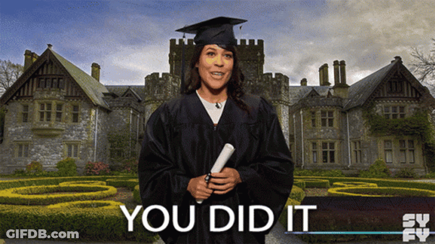 You Did It Graduation Dani Fernandez Great Debate GIF