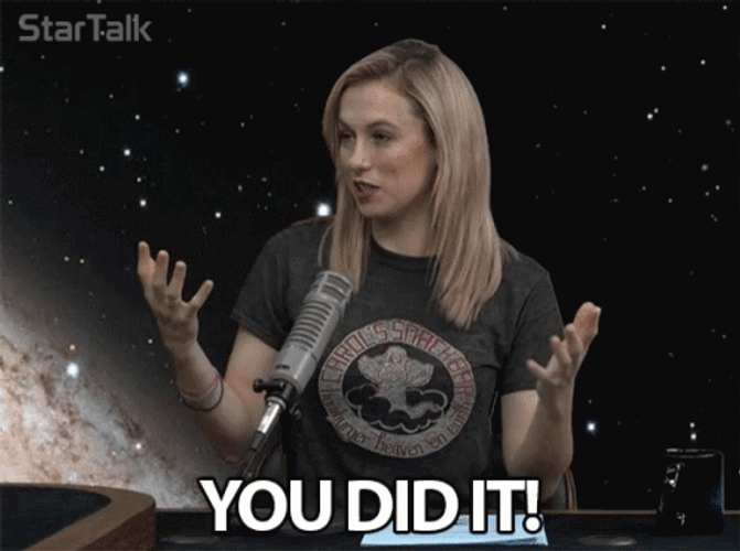 You Did It Iliza Shlesinger Compliment Star Talk GIF