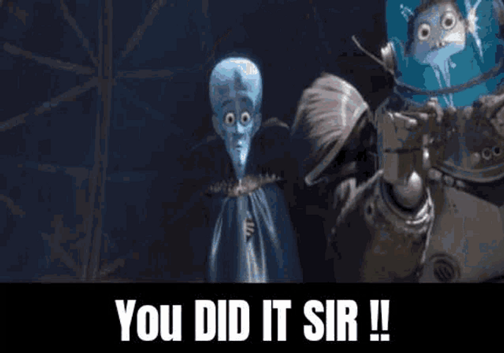 You Did It Megamind Villain Evil Meme GIF