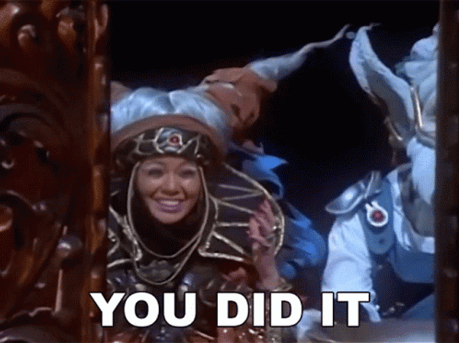 You Did It Rita Repulsa Mighty Power Rangers GIF