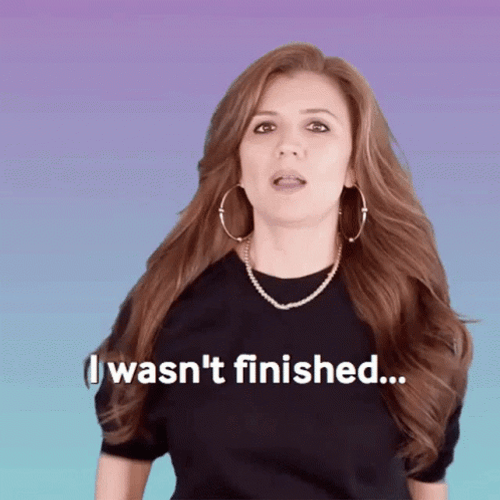 You Didn't Have To Cut Me Off Amanda Cee GIF