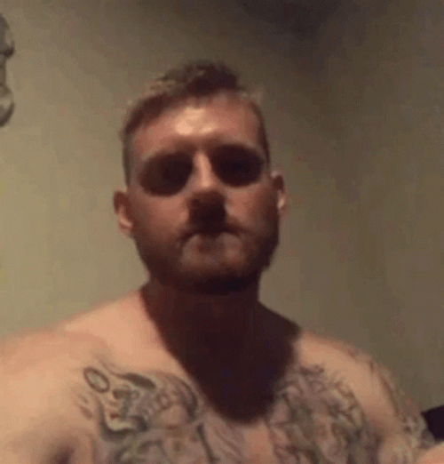 You Didn't Have To Cut Me Off Tattooed Man GIF
