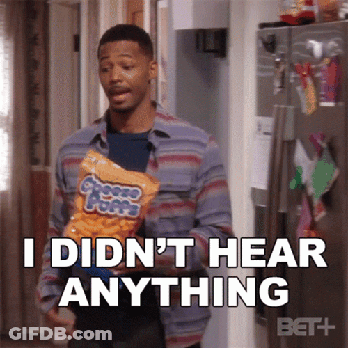 You Didn't See Anything GIF