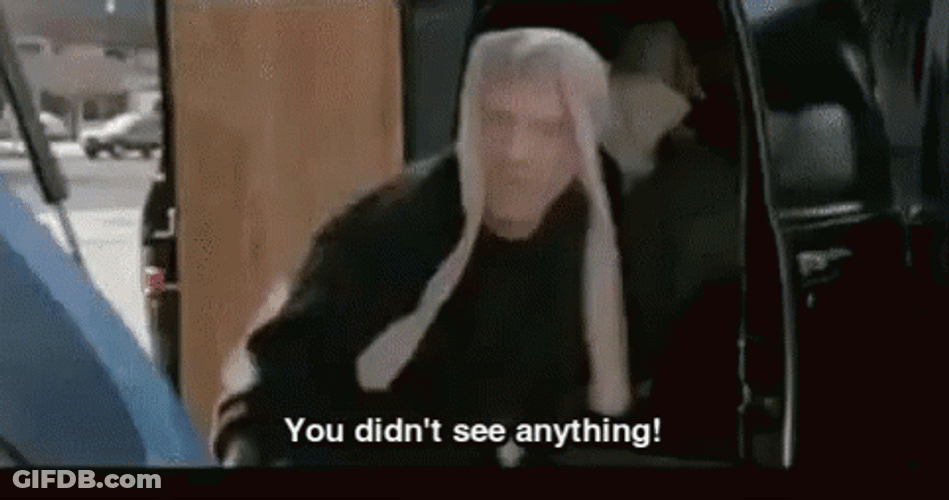 You Didn't See Anything Kidnap GIF