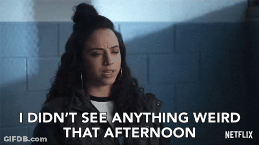 You Didn't See Anything Netflix Actress GIF