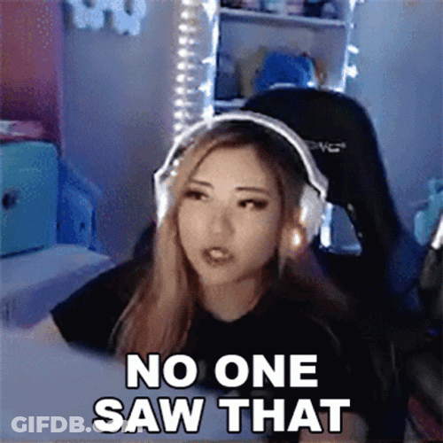 You Didn't See Anything No One Saw That GIF
