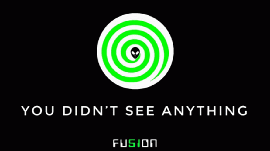 You Didn't See Anything Radio Wave Pulse Animation GIF