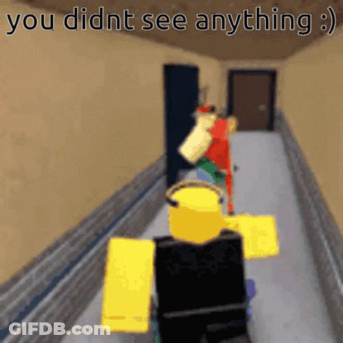 You Didn't See Anything Roblox Avatar GIF