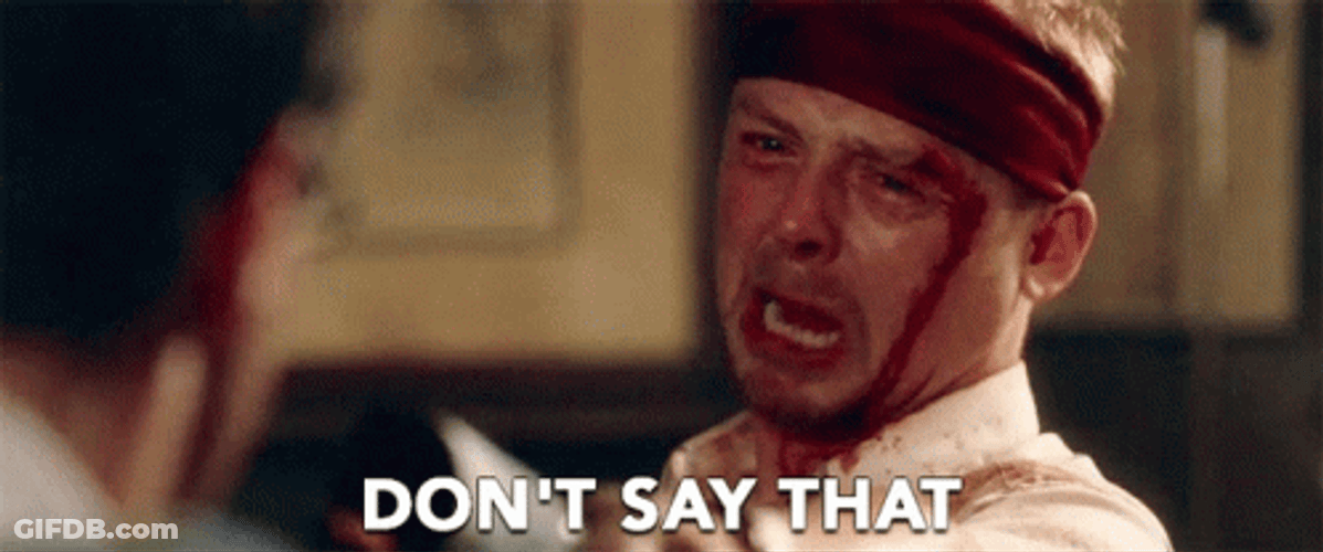 You Dont Say That Shut Up GIF