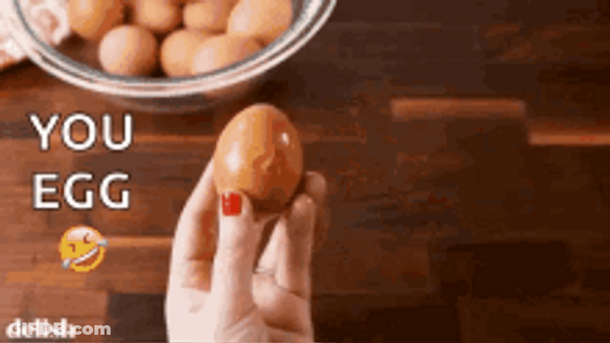 You Egg Peeling Off Shells GIF