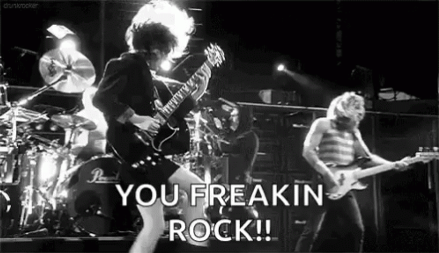 You Freakin Rock ACDC GIF