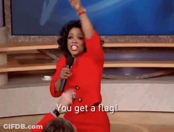 You Get A Red Flag GIF