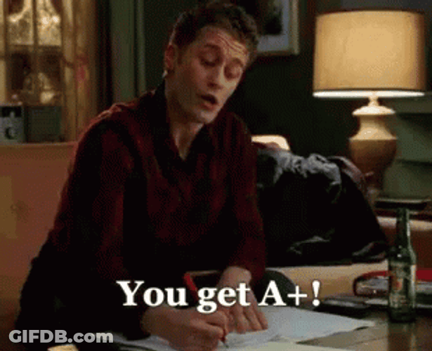 You Get An A+ But Nice Try GIF
