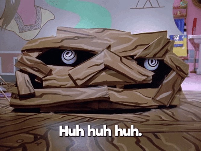 You Get Me Animated Wood GIF