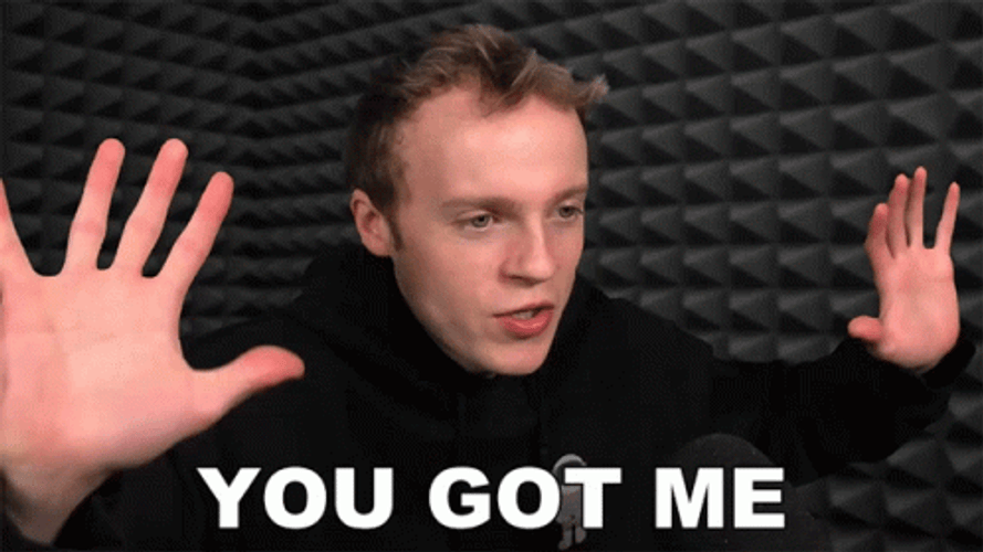 You Get Me Surrendering Man GIF