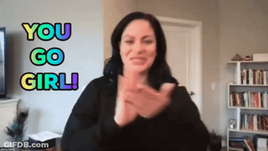 You Go Girl Jenn Scalia Clapping GIF