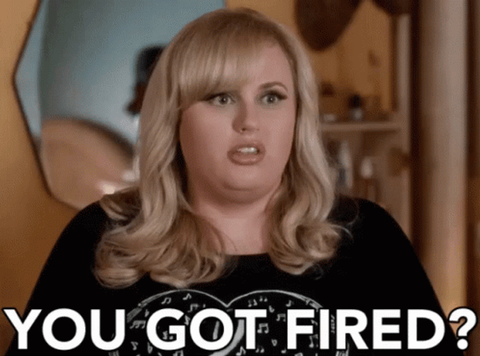 You Got Fired Rebel Wilson GIF