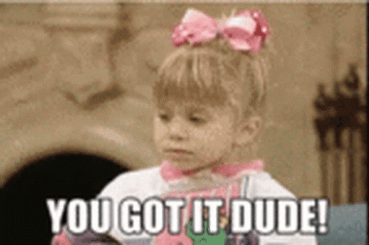 You Got It Dude Cute Michelle GIF