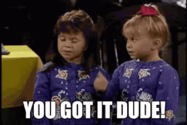 You Got It Dude High Five GIF