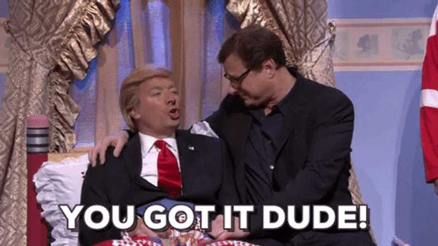 You Got It Dude Trump Skit GIF