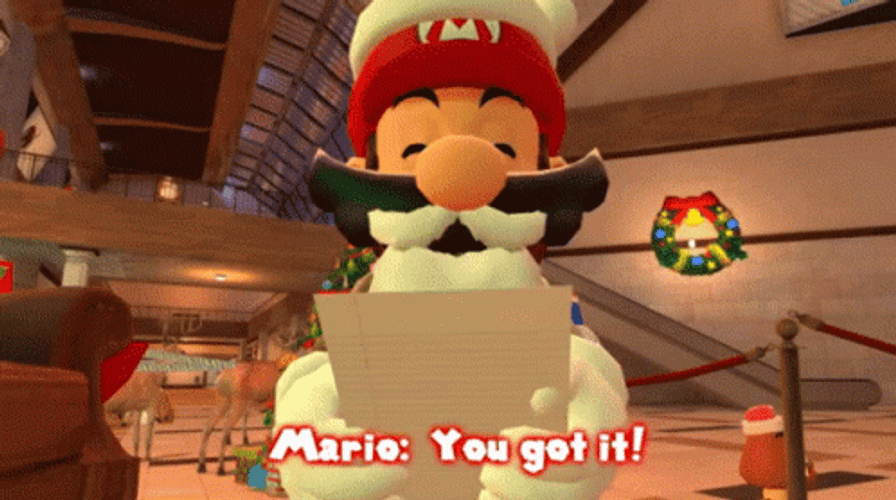 You Got It Happy Mario GIF