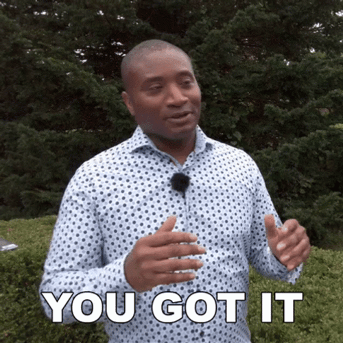 You Got It Interview Reaction GIF
