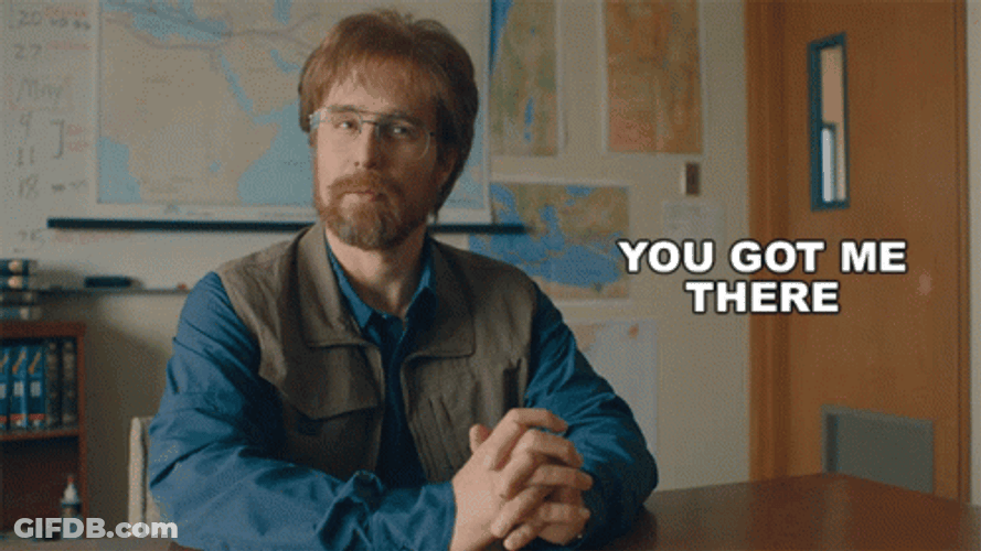You Got Me Sam Rockwell GIF