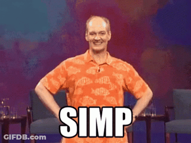 You Got Simp Award GIF