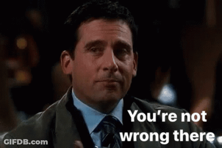 You Got That Right Michael Scott Winks GIF