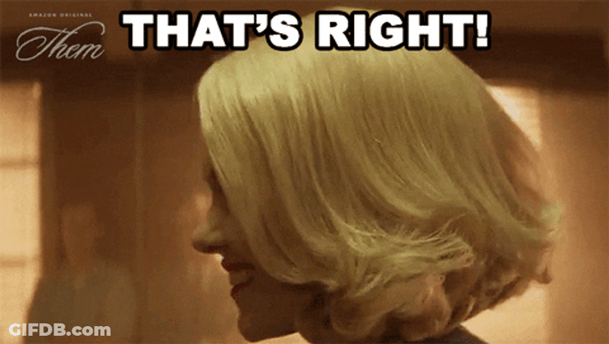 You Got That Right Pretty Blonde Smiling GIF