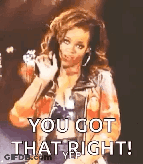 You Got That Right Sassy Rihanna GIF