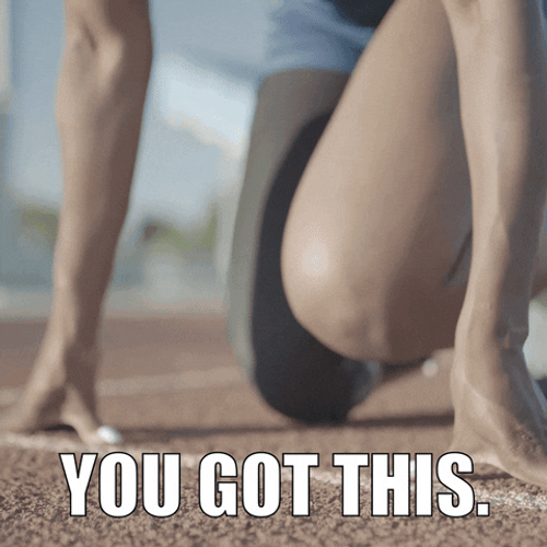 You Got This Running Athlete GIF