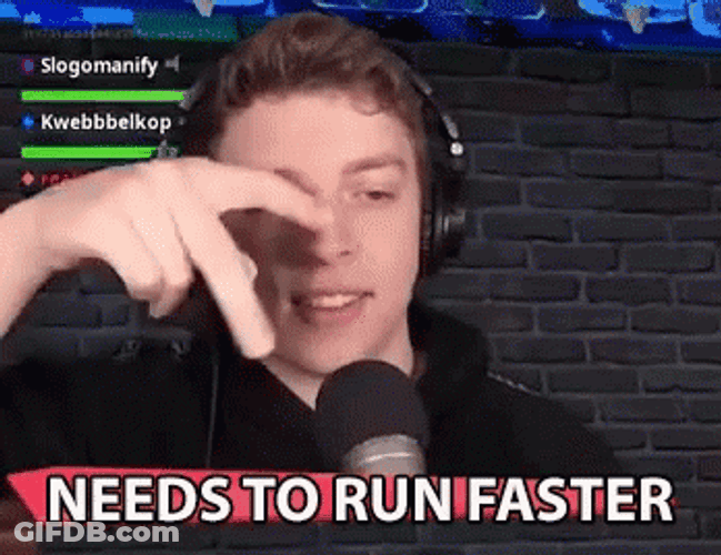 You Gotta Be Quicker Than That Slogoman GIF