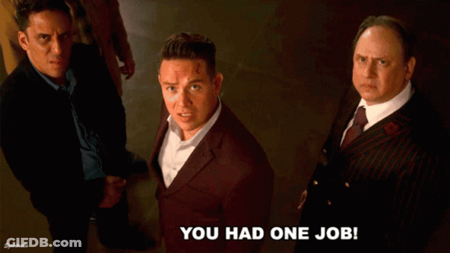 You Had One Job Lucifer Detective Dan GIF
