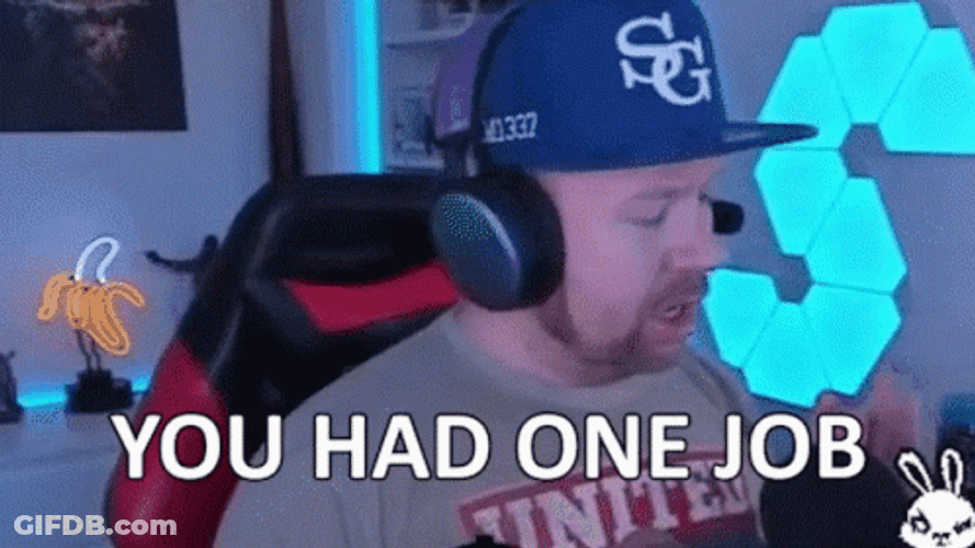 You Had One Job Squid G Streamer GIF