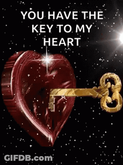 You Have The Key To My Heart True Love GIF